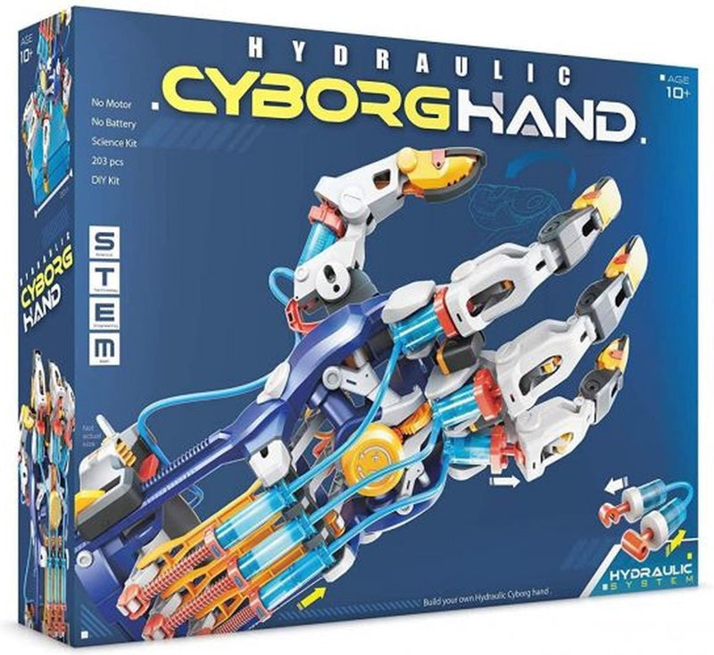 Construct and create hydraulic cyborg hand - robot bouwset - stem-speelgoed - 10+ jaar