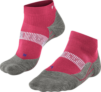 Falke ru4 cool short anti-blaar functioneel materiaal hardloopsokken dames rood - maat 41-42