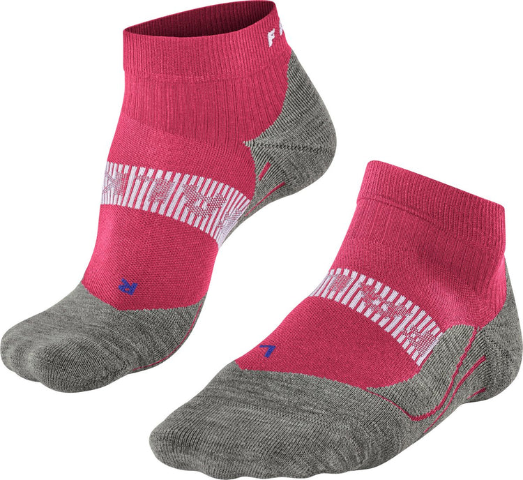Falke ru4 cool short anti-blaar functioneel materiaal hardloopsokken dames rood - maat 37-38