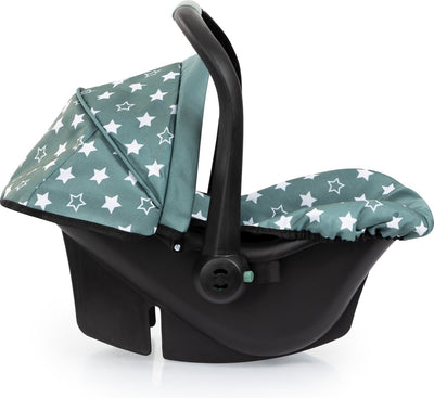 Bayer design - autostoeltje voor poppen, nordic green, sterren