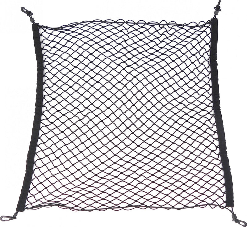 Carpoint kofferbaknet 75x85 cm – elastisch – met 4 haken – universeel – voor vastzetten bagage – polyester – auto accessoire
