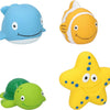 Eddy toys badspeeltjes zeedier (4 stuks)
