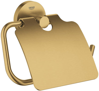 Grohe start toiletrolhouder met deksel – schroeven of lijmen – metaal– geborsteld cool sunrise
