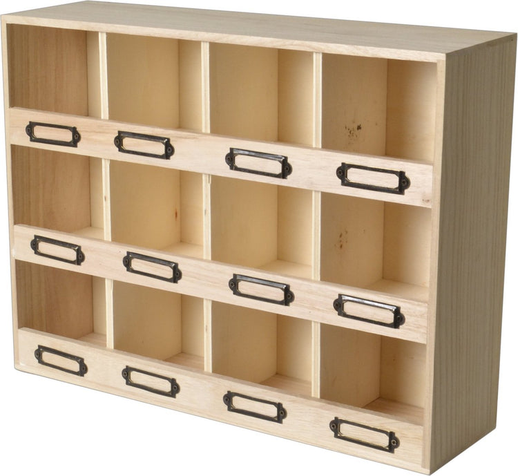 Artemio wood rack 41x11x31cm