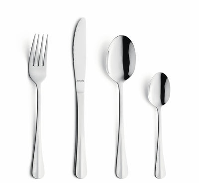 Amefa napoli 24-delige bestekset – 6 personen – zilver – 18 0 chroomstaal – cadeauverpakking