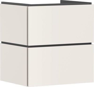 Hansgrohe xilesa e - badmeubel - 580 470mm maat - 2 lades - push-open lades - voor wastafel - sand matt beige