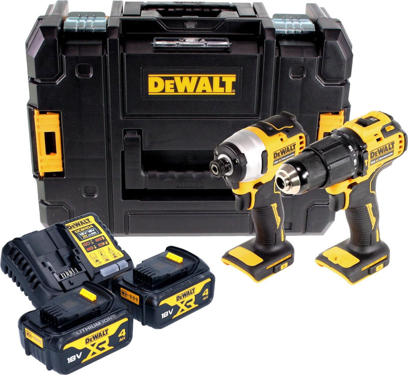 Dewalt dck2062m2t accu combiset 2-delig (dcd709 + dcf809) 18v xr 4.0ah in tstak