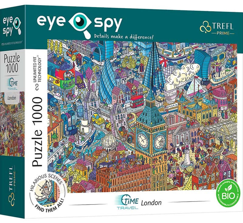 Trefl - puzzles - 1000 uft eye-spy - time travel: london, united kingdom_fsc mix 70%