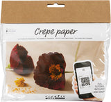 Creativ company https: www.cchobby.nl mini-hobbyset-crepepapier-klaprozen-crepe-verhouding-180-105-gr-1-doos - afbeelding 1