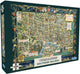 Gibsons - london town by southern railway - kerry lee - 1000 stukjes - 68×49cm - legpuzzel voor volwassenen