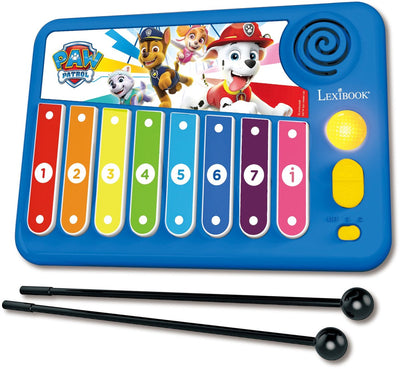 Lexibook xylo-fun paw patrol electronic xylophone met learning music method met verlichting