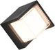 Rl live your light reality puno - wandlamp - zwart mat - incl. 1x smd 8w - buitenverlichting - ip54