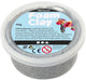 Foam clay - metallic zilver, 35gr.
