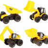 Toi-toys vehicool bouwvoertuigen set - 4st