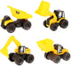 Toi-toys vehicool bouwvoertuigen set - 4st