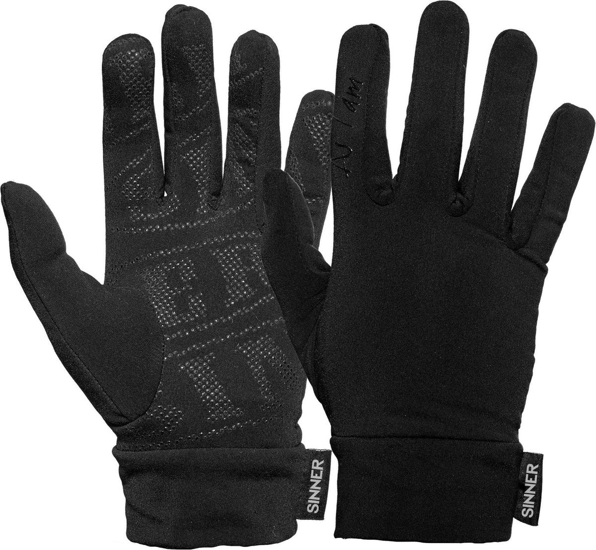 Sinner huff fleece - handschoenen - zwart - unisex - maat xxxs- 6,5