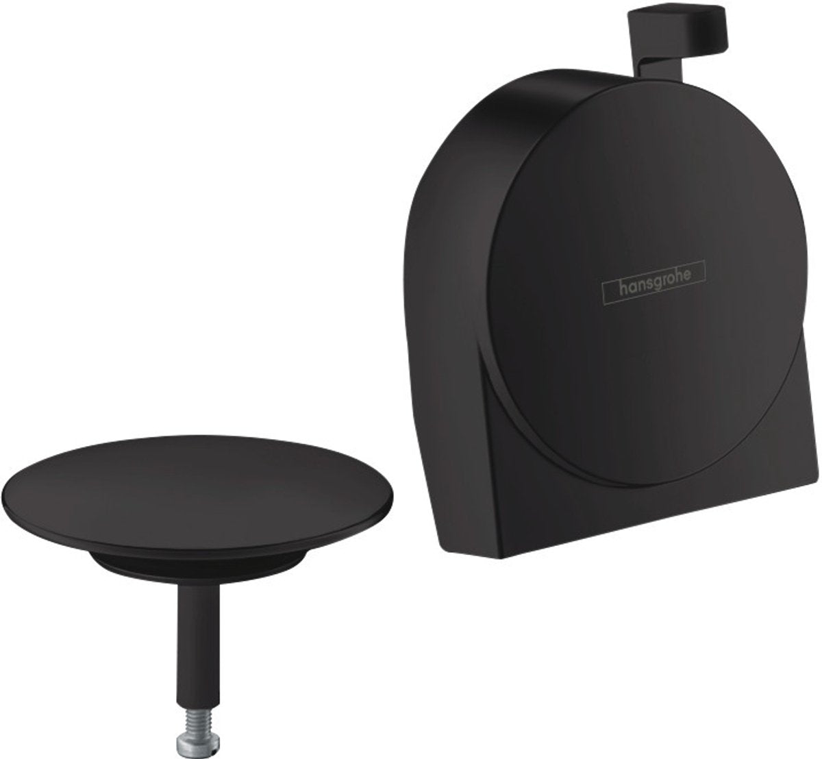 Hansgrohe exafill s afbouwdeel s badvul-, overloop- en afvoergarnituur mat zwart