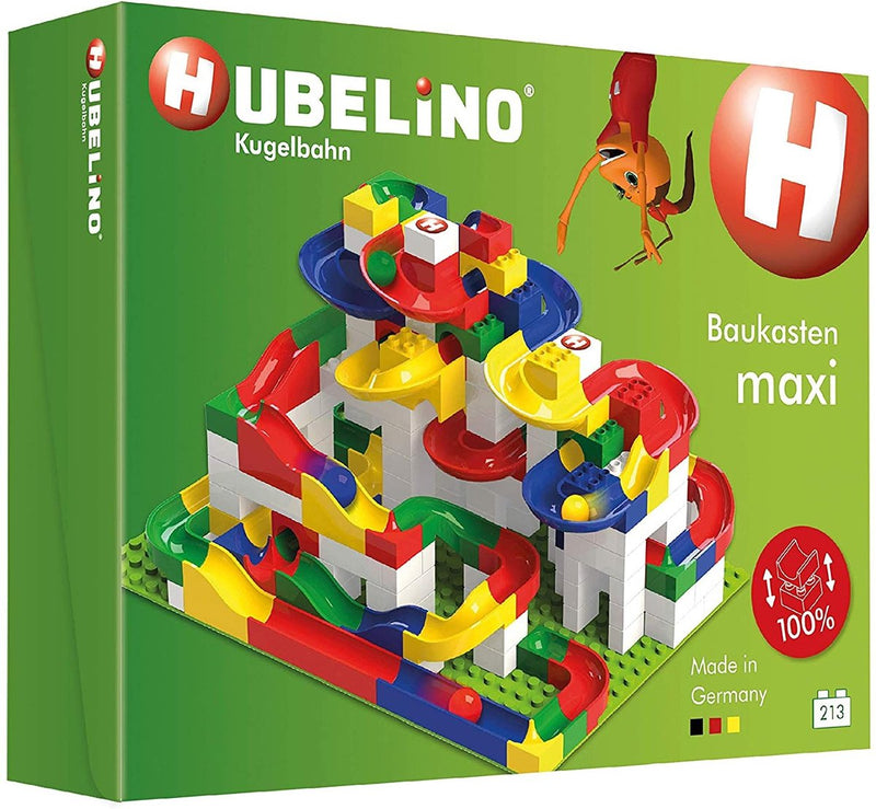 Hubelino knikkerbaan maxi bouwset - 213dlg.