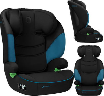Lionelo lars i-size autostoeltje 100-150 cm – autostoel groep 2 3 – voorwaarts (fwf) – memory foam hoofdsteun – 10 verstelbare hoogtestanden – brede comfortzitting – wasbare bekleding – past in elke auto