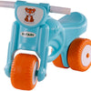 Cavallino safari motor blauw loopfiets