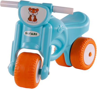 Cavallino safari motor blauw loopfiets