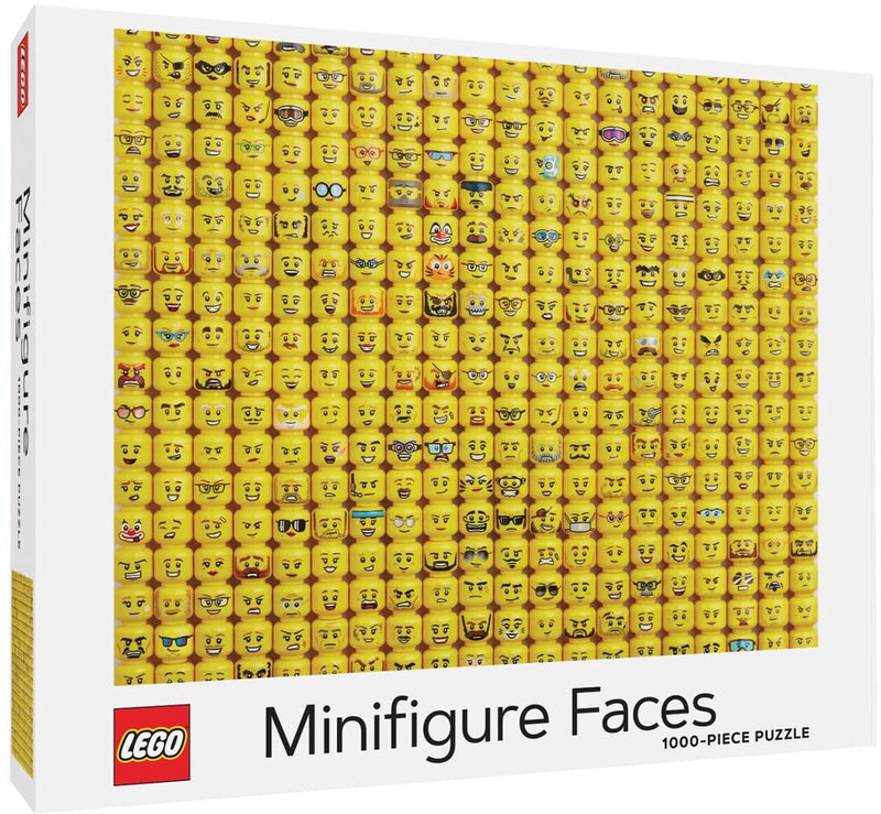 Lego - ® minifigure faces 1000-piece puzzle