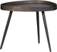 Woood crude bijzettafels - zink - antique bronze - 39x71x52