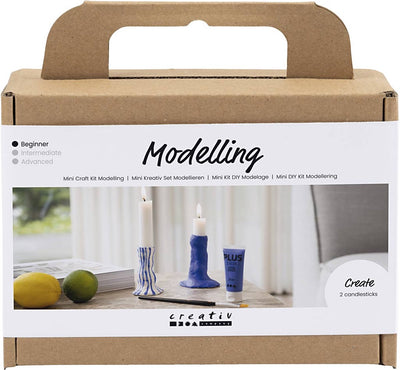 Creativ company cc mini hobbyset boetseren 2 kandelaars