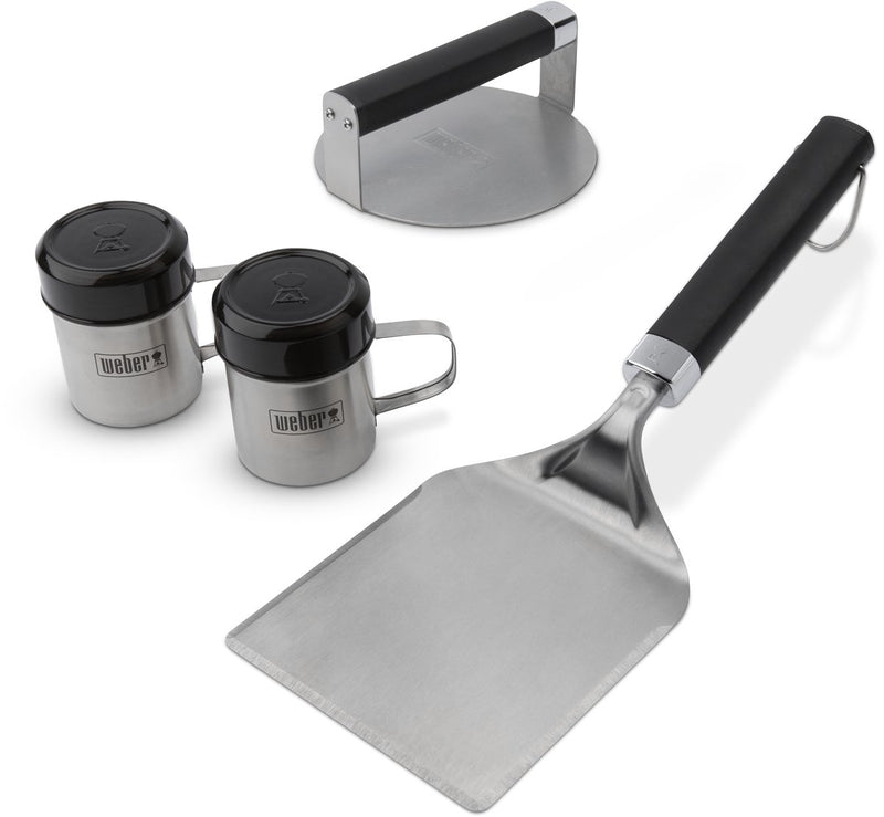 Weber smashed burger set