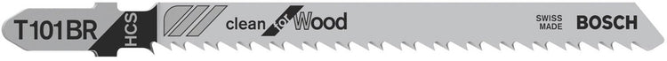 Bosch - decoupeerzaagblad t 101 br clean for wood - 25 stuks