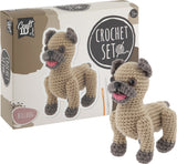 Craft id haakpakket bulldog - incl. naald en draad - afbeelding 1