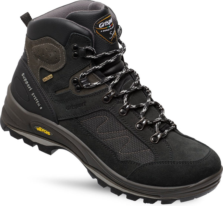 Grisport everest mid unisex wandelschoenen - black