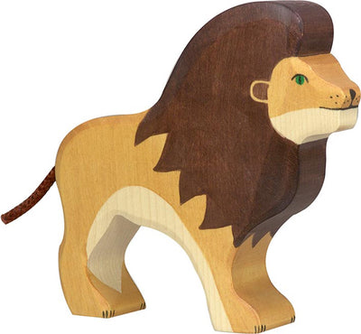 Holztiger houten leeuw