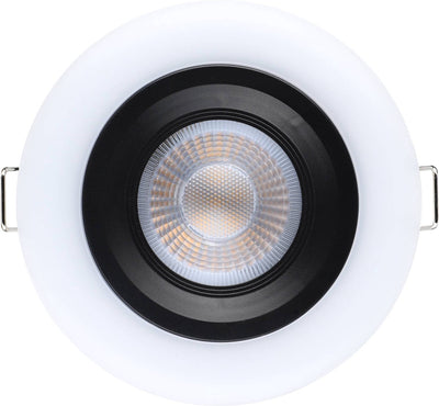 Eglo calonge inbouwspot - led - ø 10 cm - zwart wit