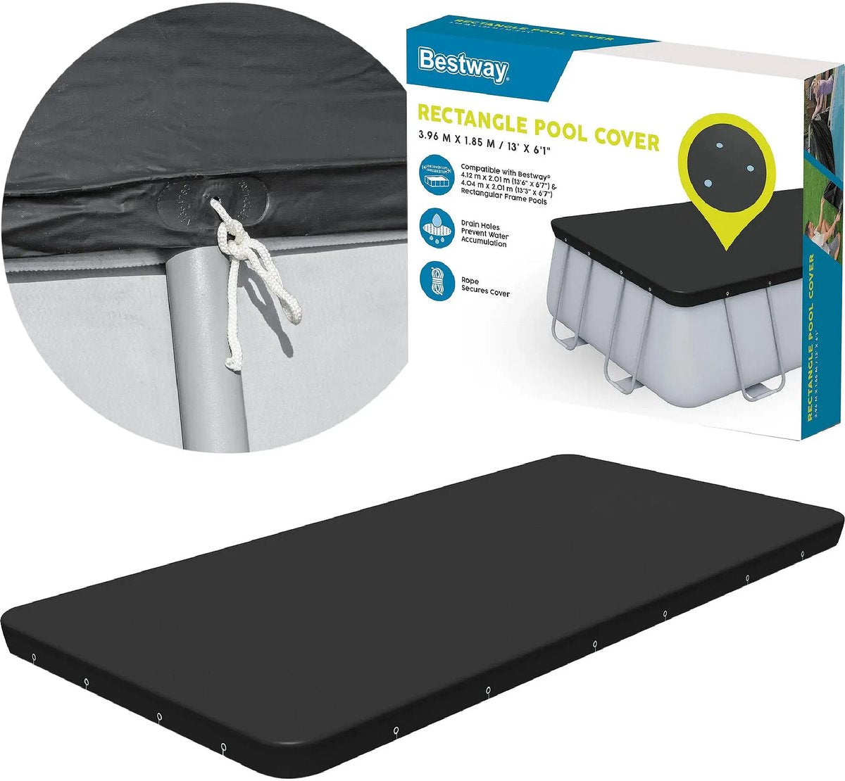 Bestway flowclear afdekhoes zwembad 404 cm