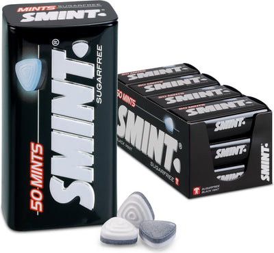 Smint xl tin blackmint (12x 50 stuks)