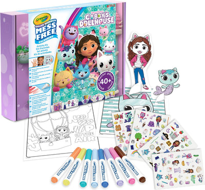 Crayola - color wonder - hobbypakket - gabby's poppenhuis vlekvrije cadeauset - voor kinderen