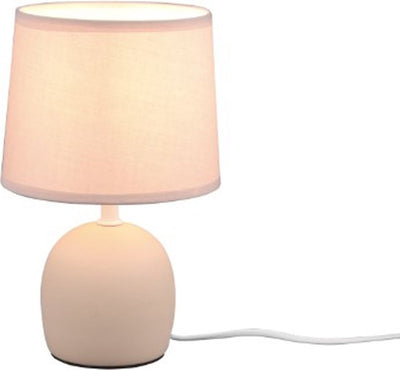 Rl live your light reality malu - tafellamp - beige - excl. 1x e14 4 w - snoerschakelaar