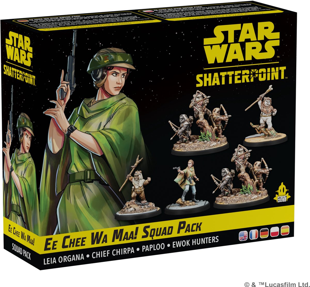 Atomic mass games star wars shatterpoint ee chee wa maa squad pack - en fr de pl es