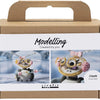 Creativ company mini hobbyset robot boetseren grijs en roze
