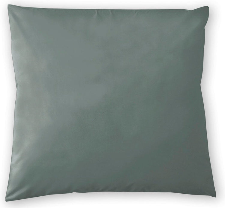 Cinderella - 2x kussensloop met rits - basic - set van 2 stuks - 80x80 cm - groen