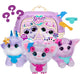 Moose toys scruff a luvs – twin fantasy knuffels in draagmand – 2 magische mystery pluche knuffels