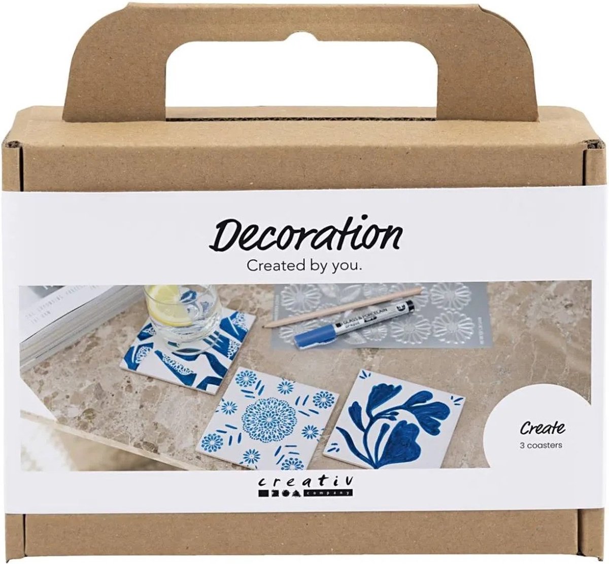 Creativ company https: www.cchobby.nl mini-hobbyset-decoratie-porseleinen-onderzetters-blauw-1-doos
