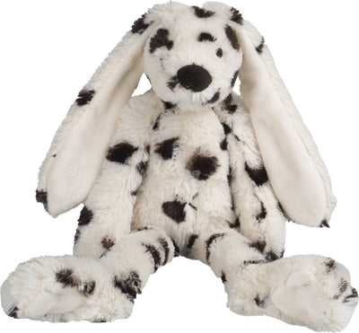 Happy horse konijn richie knuffel 38cm - special (wit zwart) - baby knuffel