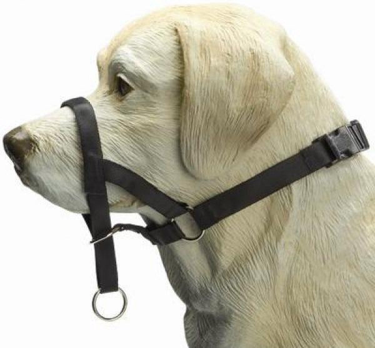 Beeztees dog control - halsband hond - zwart - xl