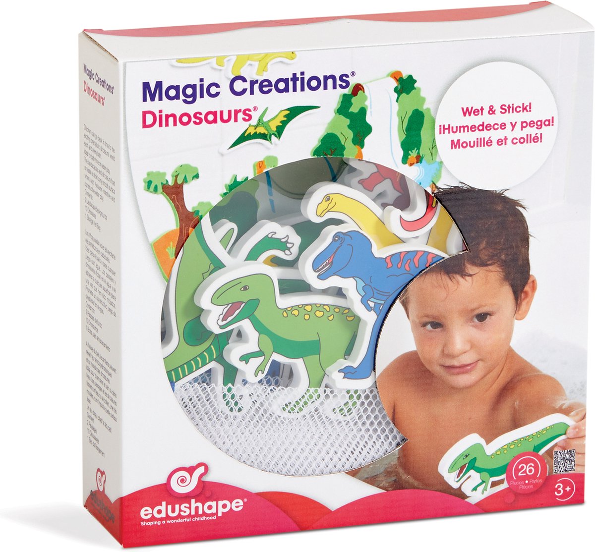 Edushape badspeelgoed magische creaties dinoasaurussen