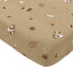 Meyco baby forest animals hoeslaken co-sleeper - sand - 50x90cm