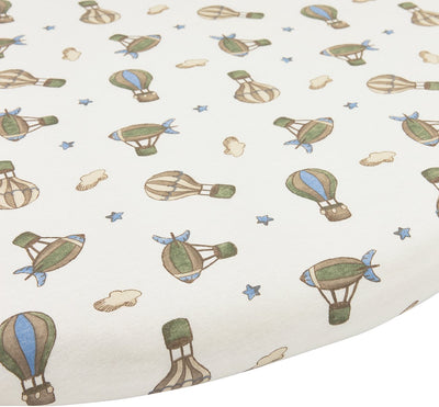 Meyco baby air balloons hoeslaken boxmatras rond - multicolour - 90 95cm