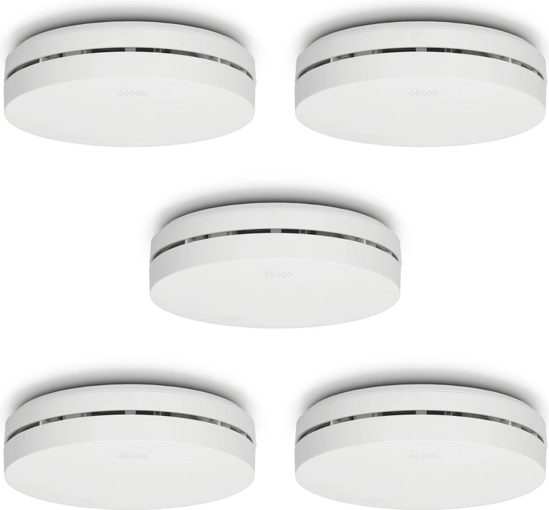Alecto sa300 5-pack rookmelder - 10 jaar batterij - voldoet aan europese norm en14604 - 5 stuks