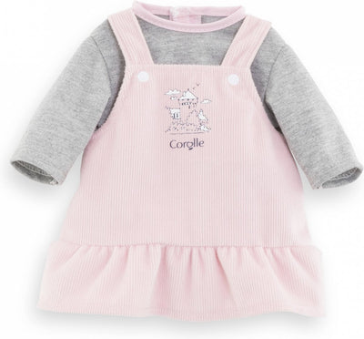 Corolle mon grand poupon - poppenjurk met shirt, 36cm
